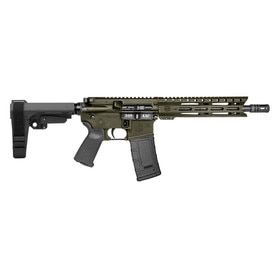 Diamondback DB-15 Pistol with 10" 300 Blackout barrel and SBA3 brace and anodized Olive Drab finish